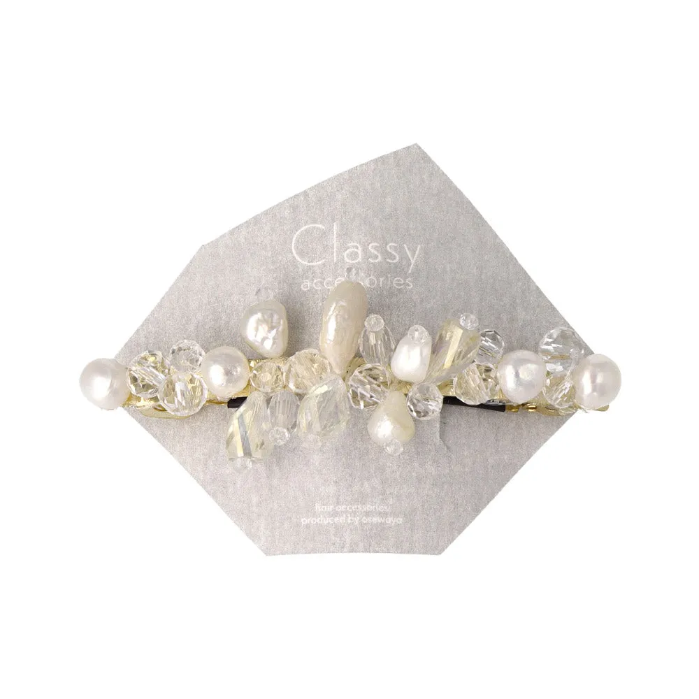 Cluster Bead Non-Slip Hair Barrette