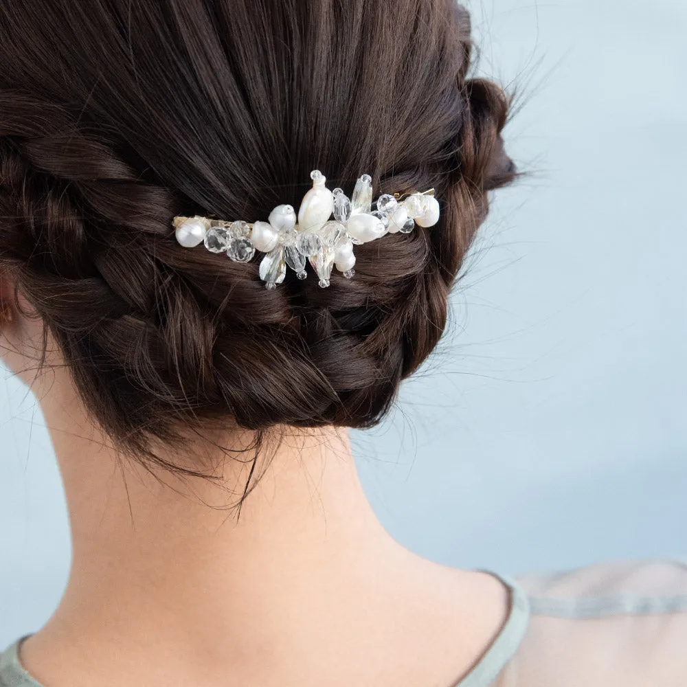 Cluster Bead Non-Slip Hair Barrette