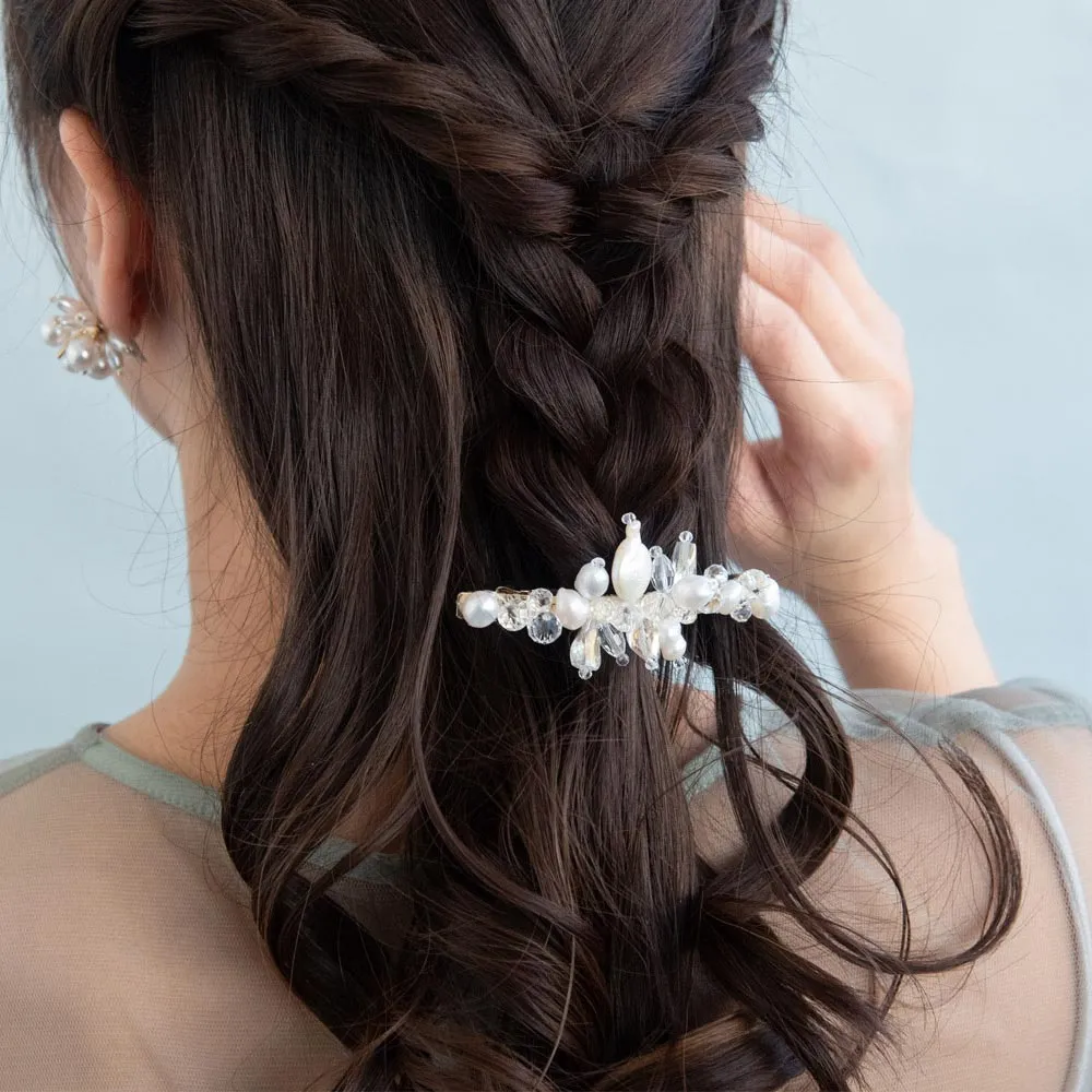 Cluster Bead Non-Slip Hair Barrette