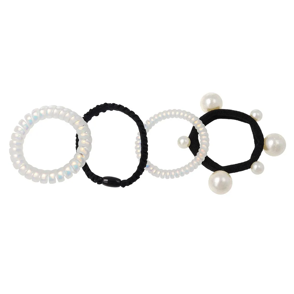 Coil Pearl Hair Tie Pack