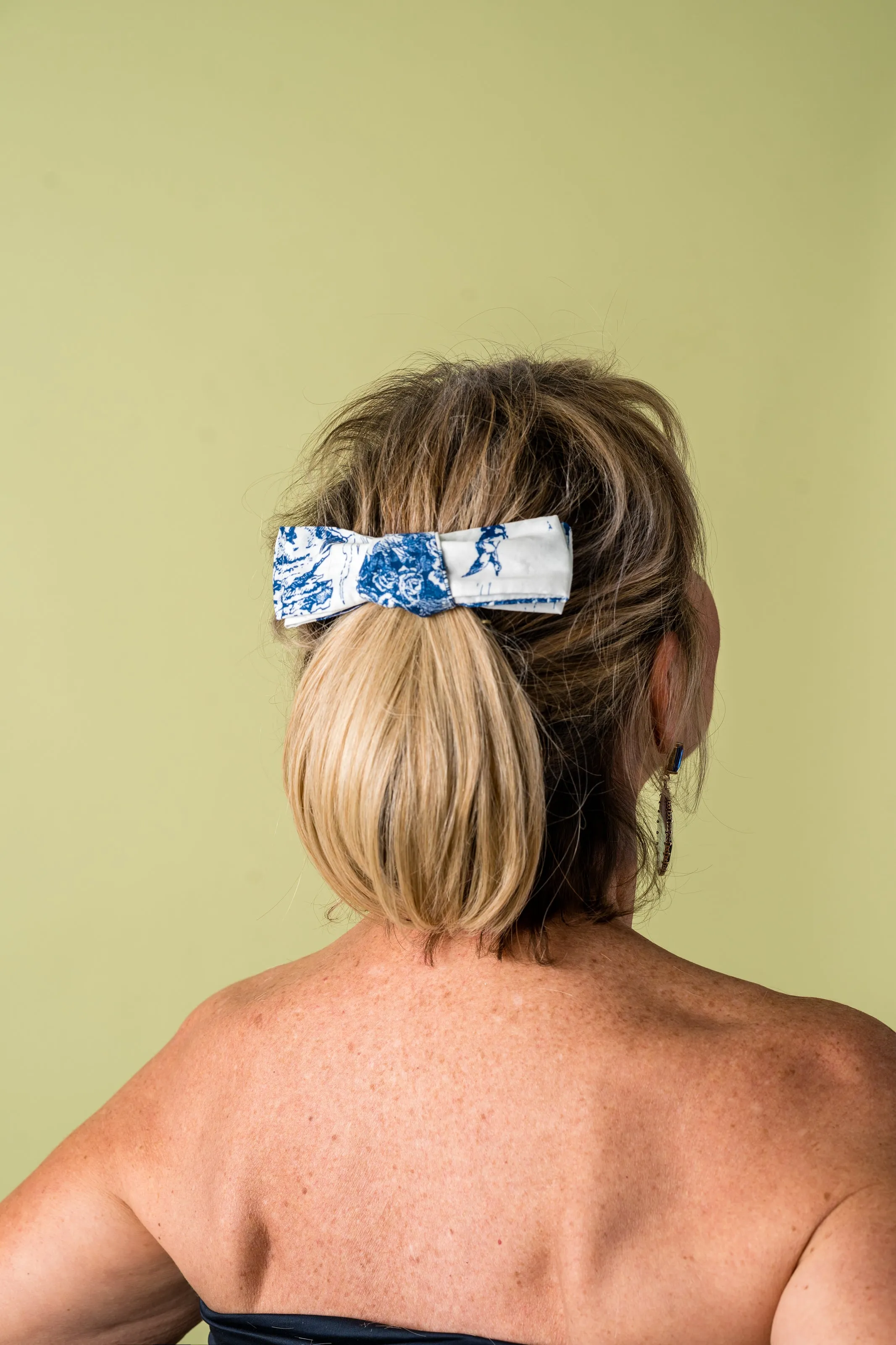 Colette Toile Bow Barrette