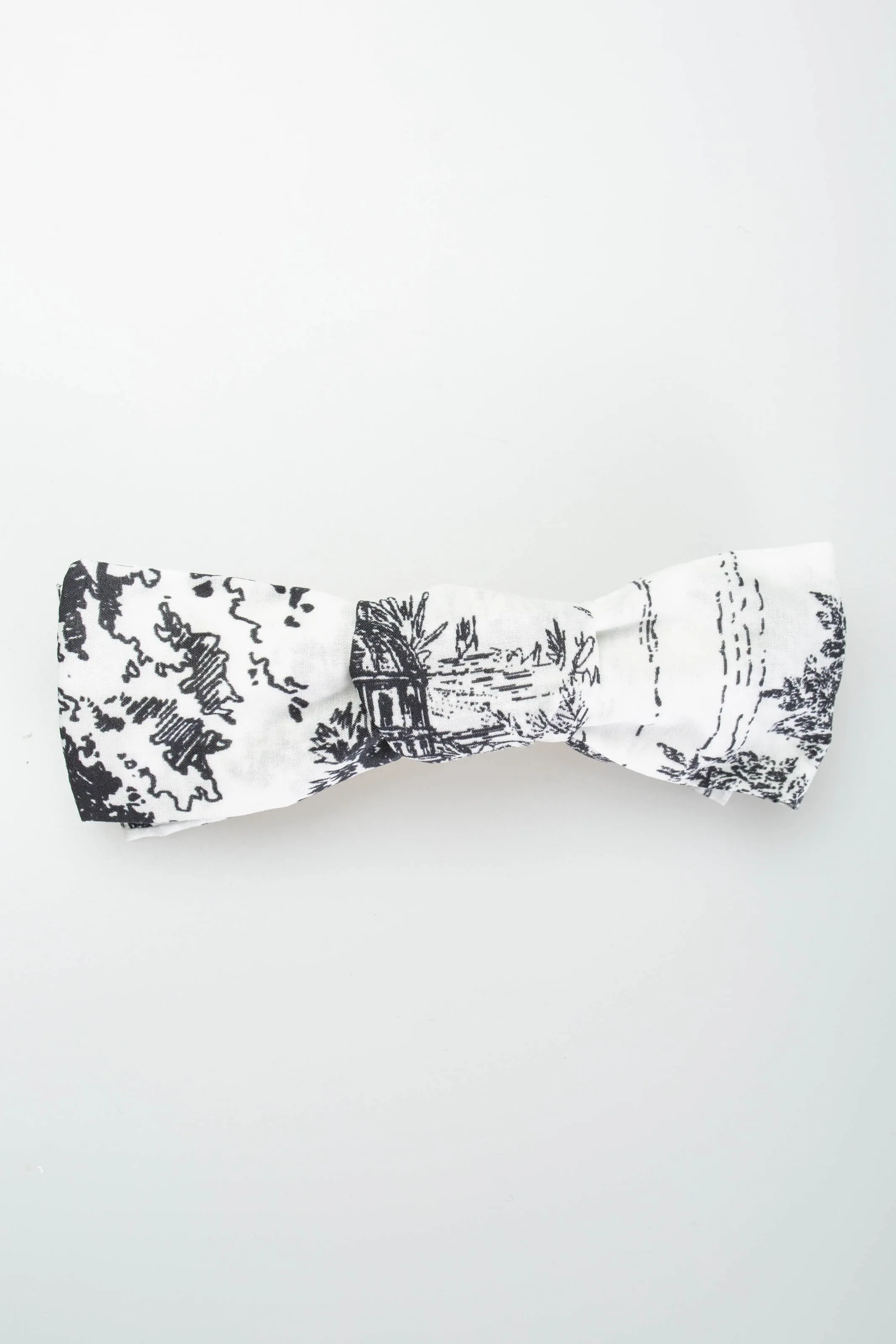 Colette Toile Bow Barrette