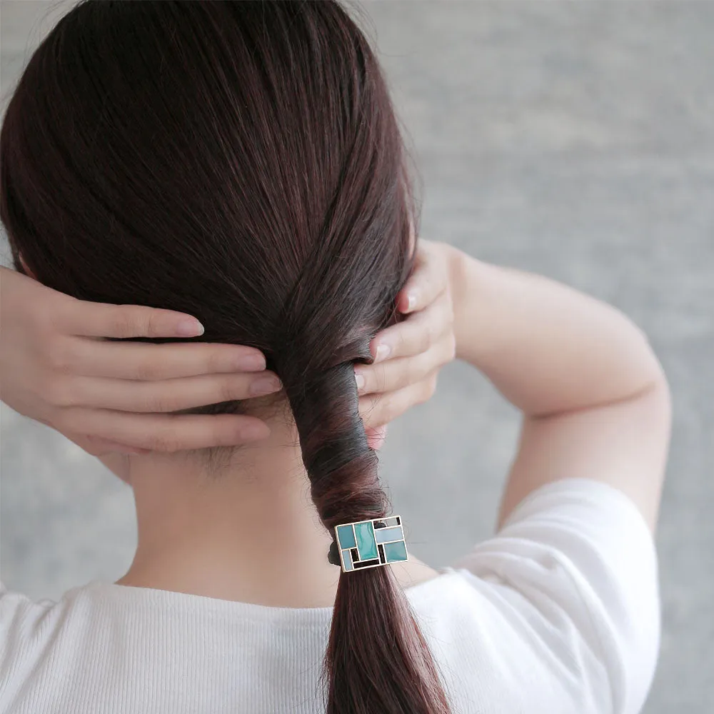 Colorful Geometric Hair Tie