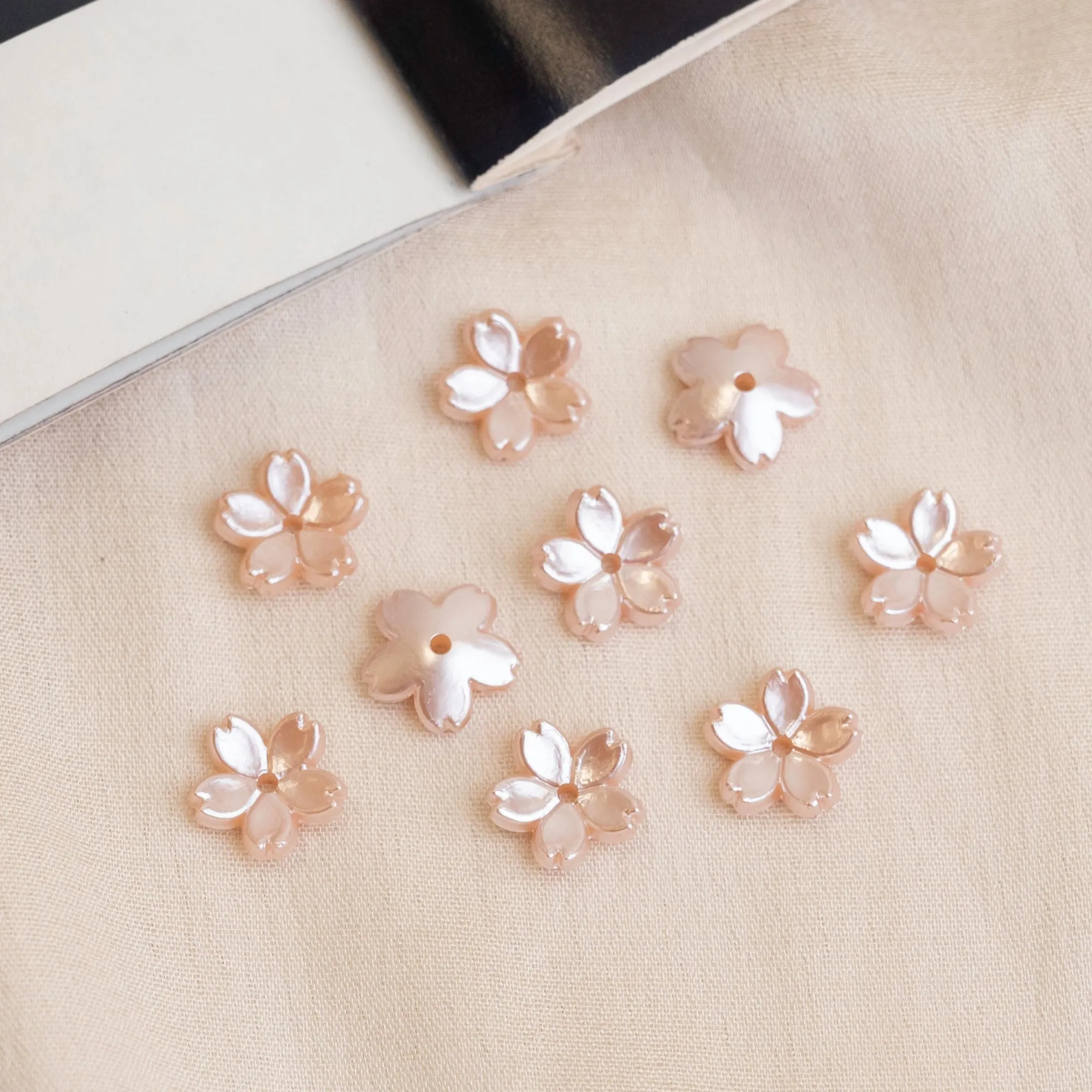 Colour Flower Hair Accessories | Size : 12mm | 100 Pcs