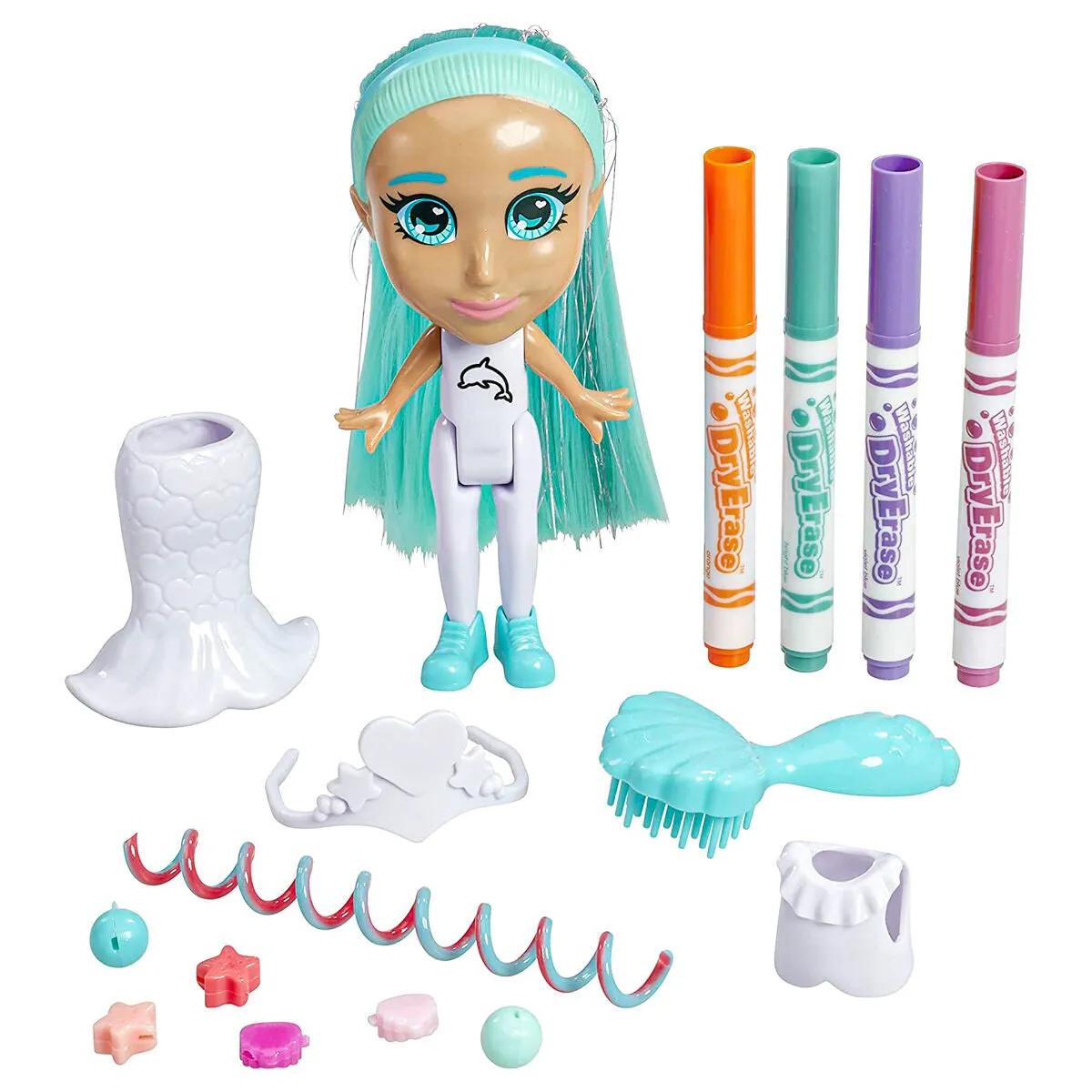 Crayola Colour 'n' Style Mermaid Friends Pearl Doll