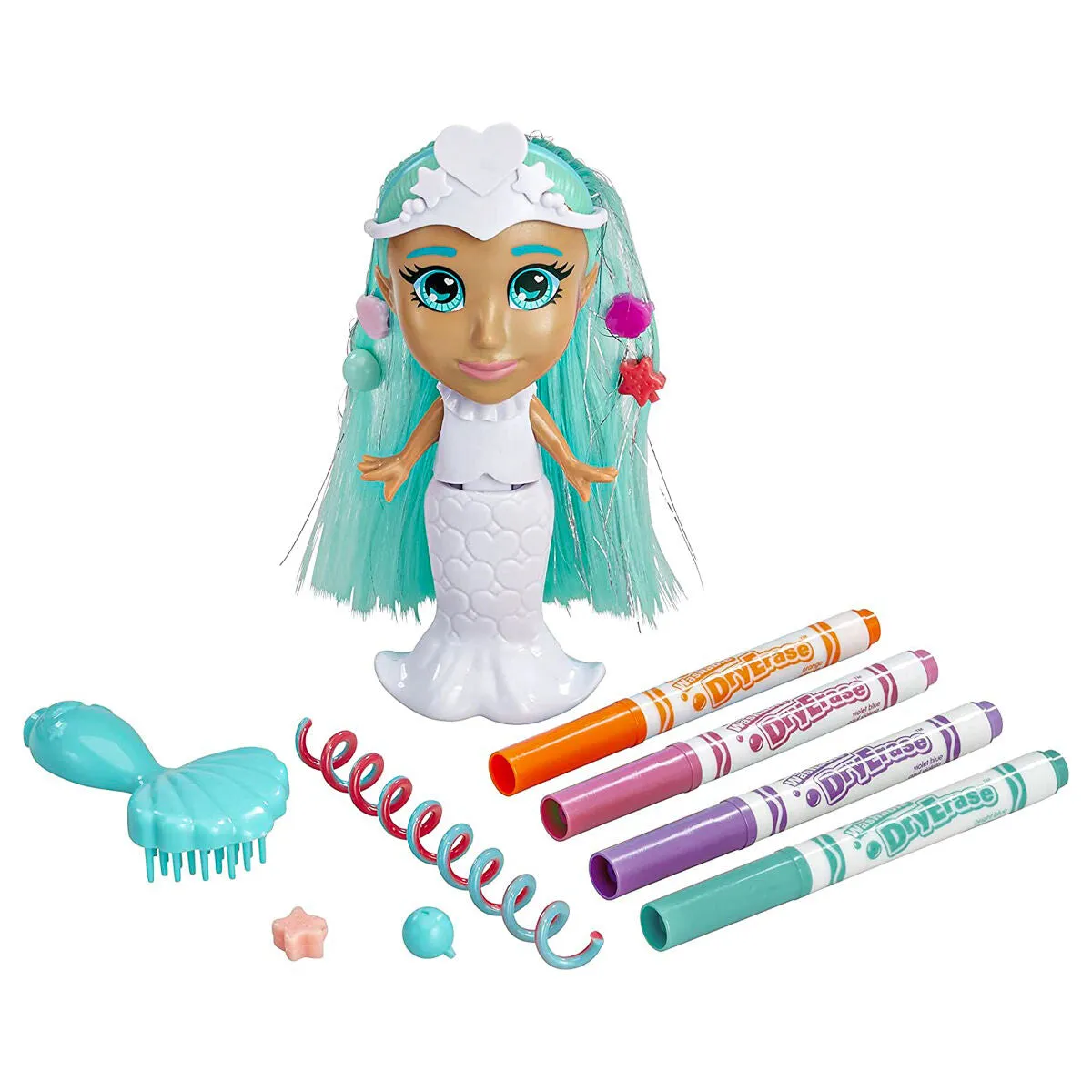 Crayola Colour 'n' Style Mermaid Friends Pearl Doll