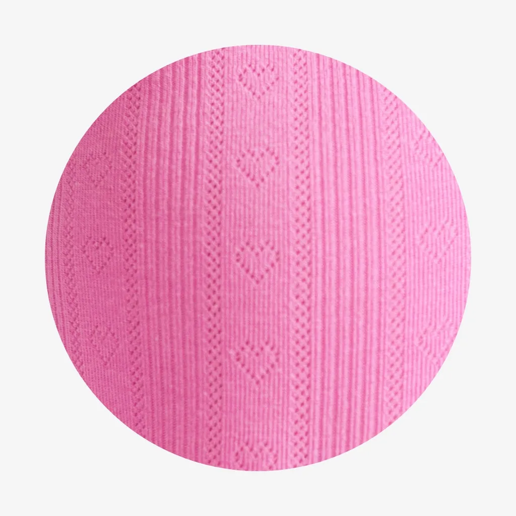 Cruisin' Pink Pointelle Nylon Headband