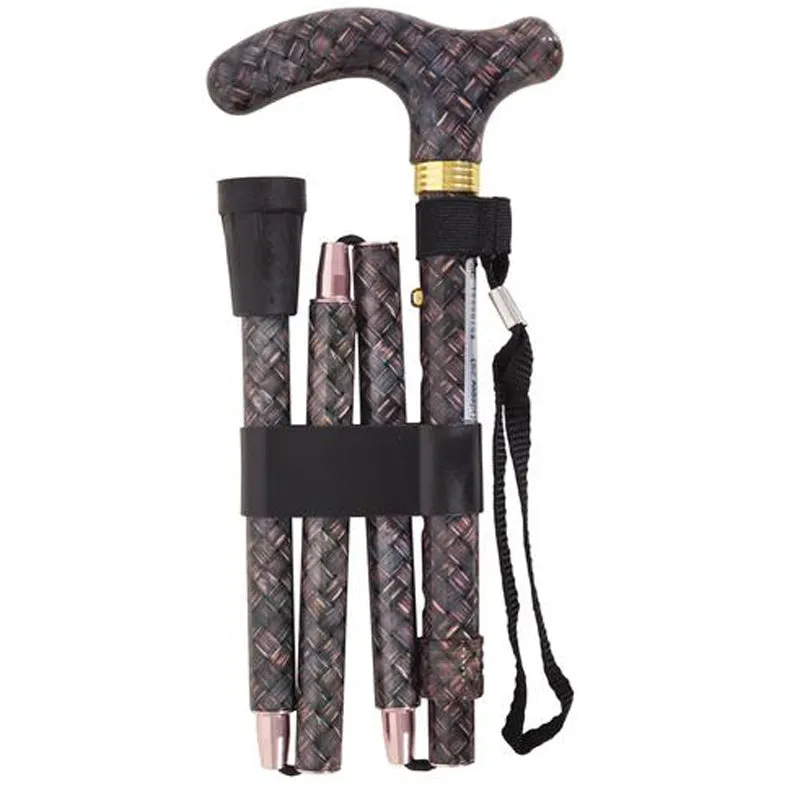 Deluxe Folding Patterned Walking Canes