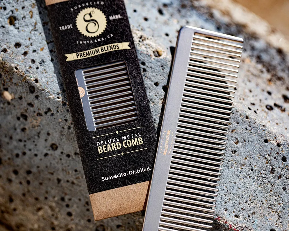 Deluxe Metal Beard Comb