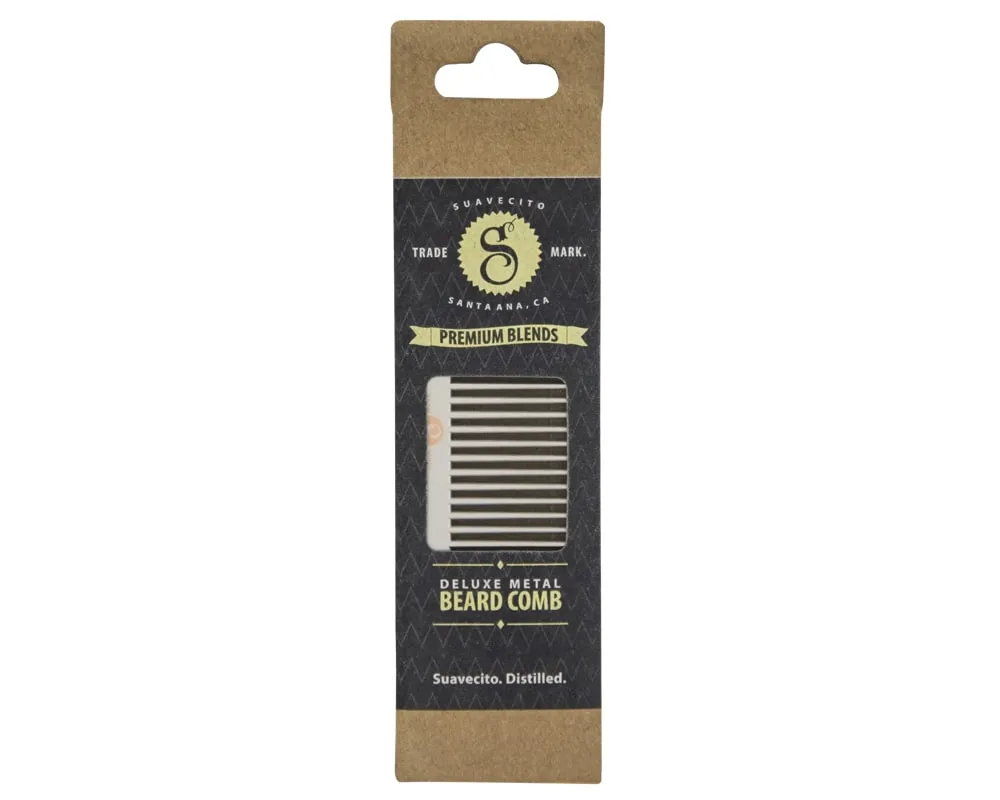 Deluxe Metal Beard Comb