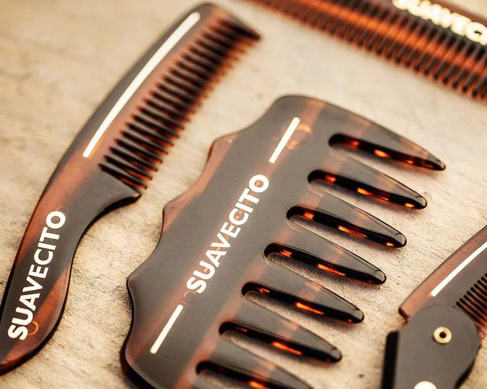 Deluxe Rake Pocket Comb - Amber