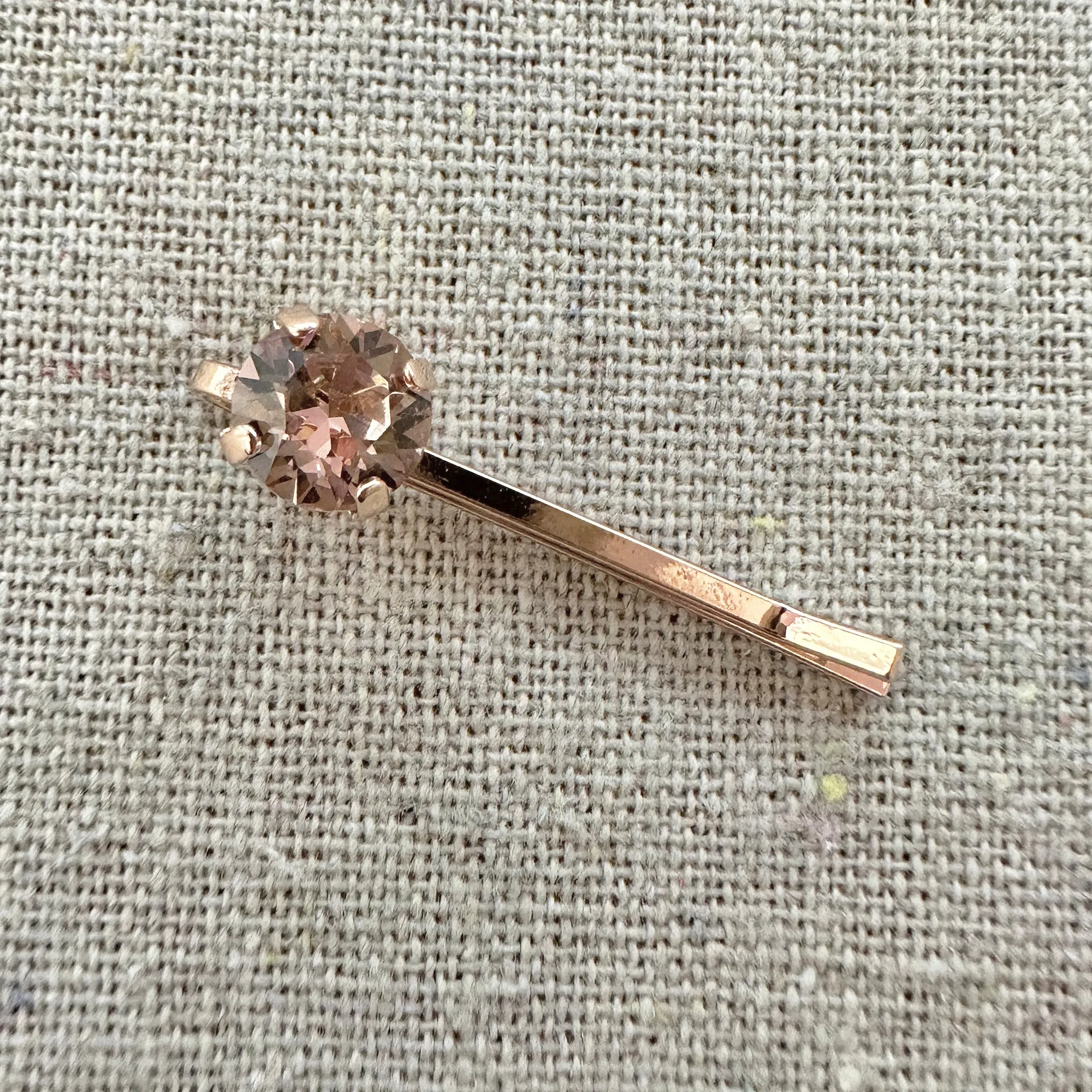 Diamante Solitaire Hair Pin