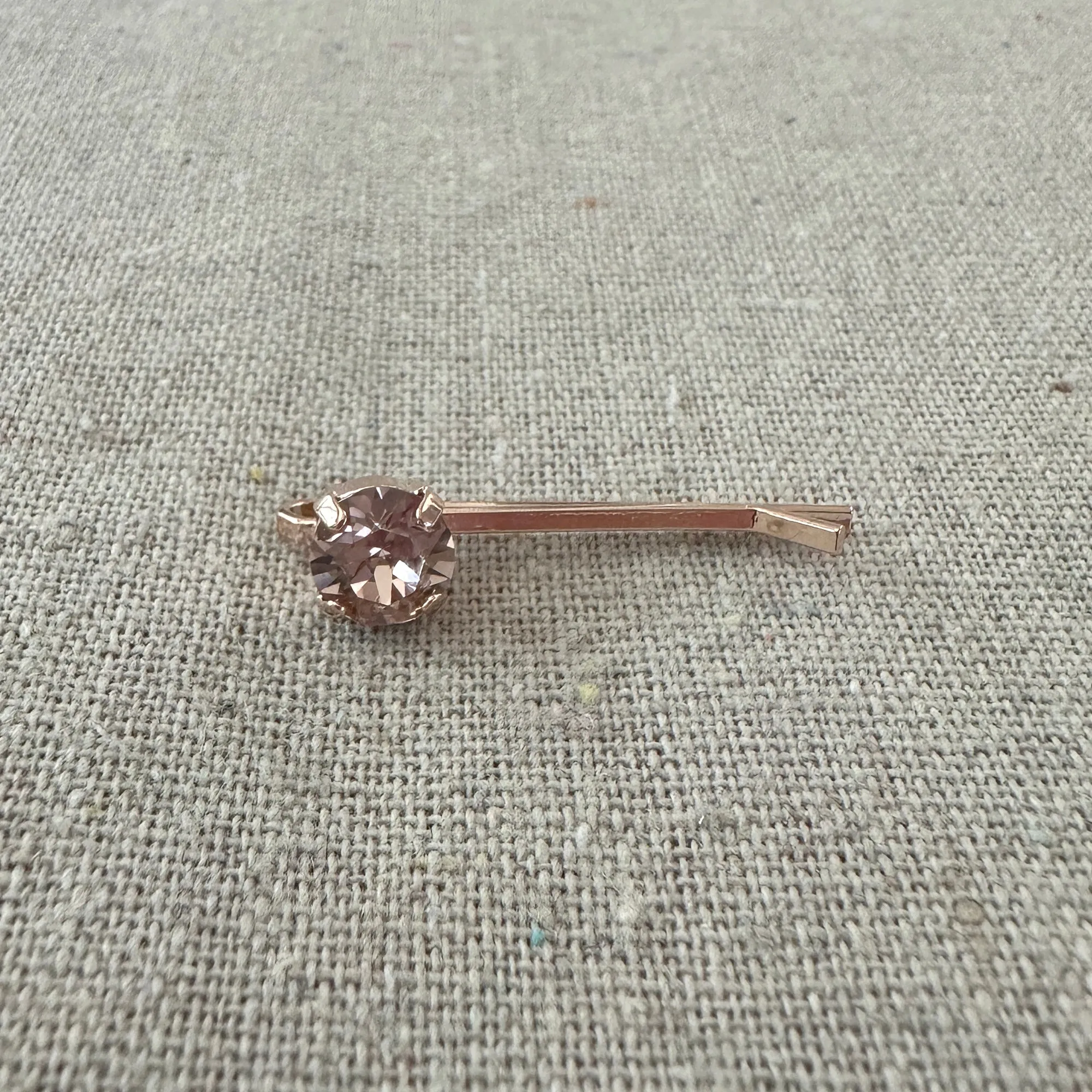 Diamante Solitaire Hair Pin