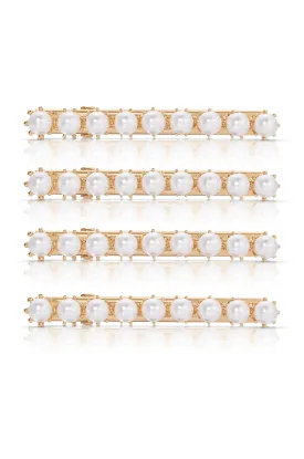 Diana Pearl Clip Set