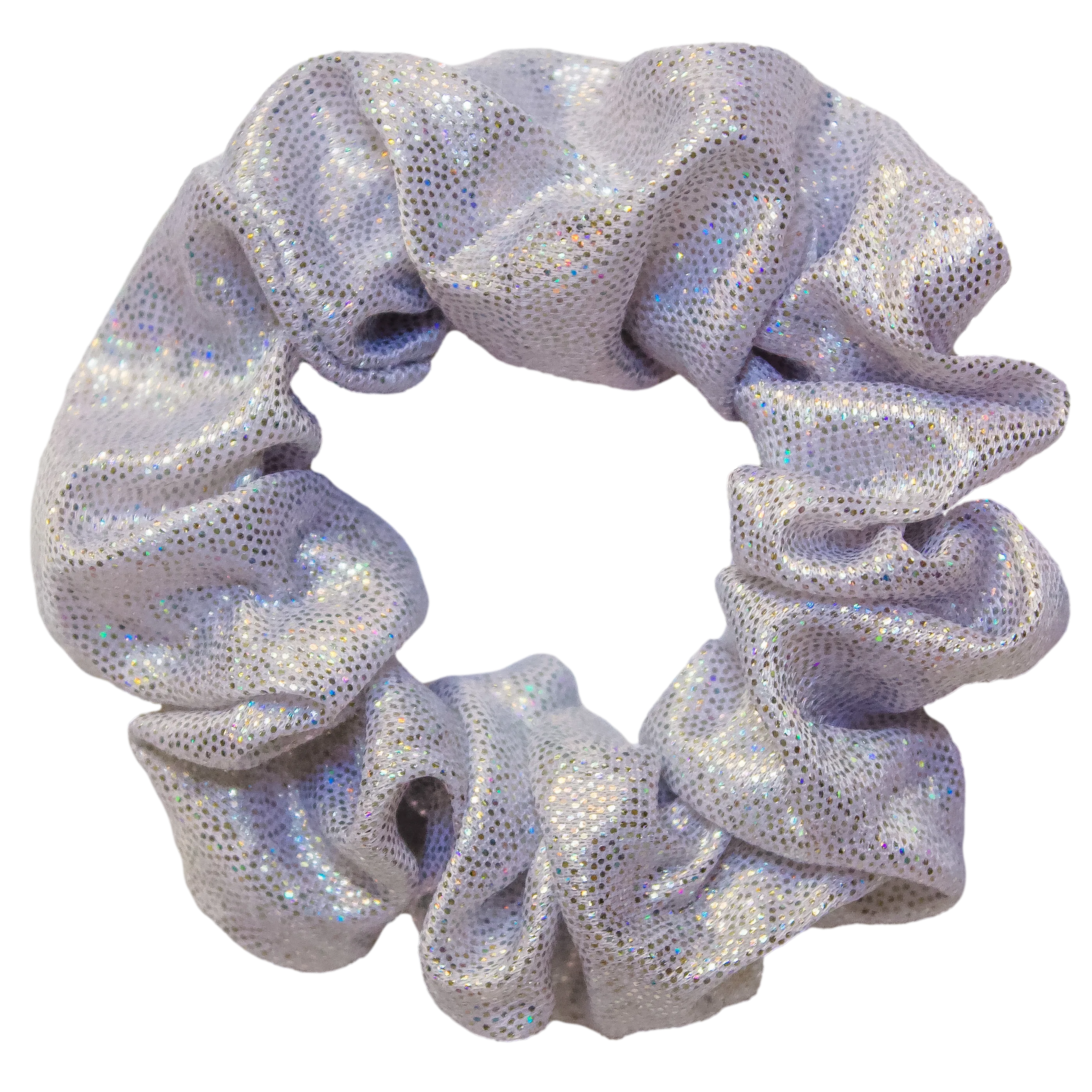 Disco Scrunchie in Silver