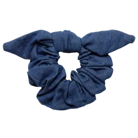 Dolly Bow Scrunchie in Denim