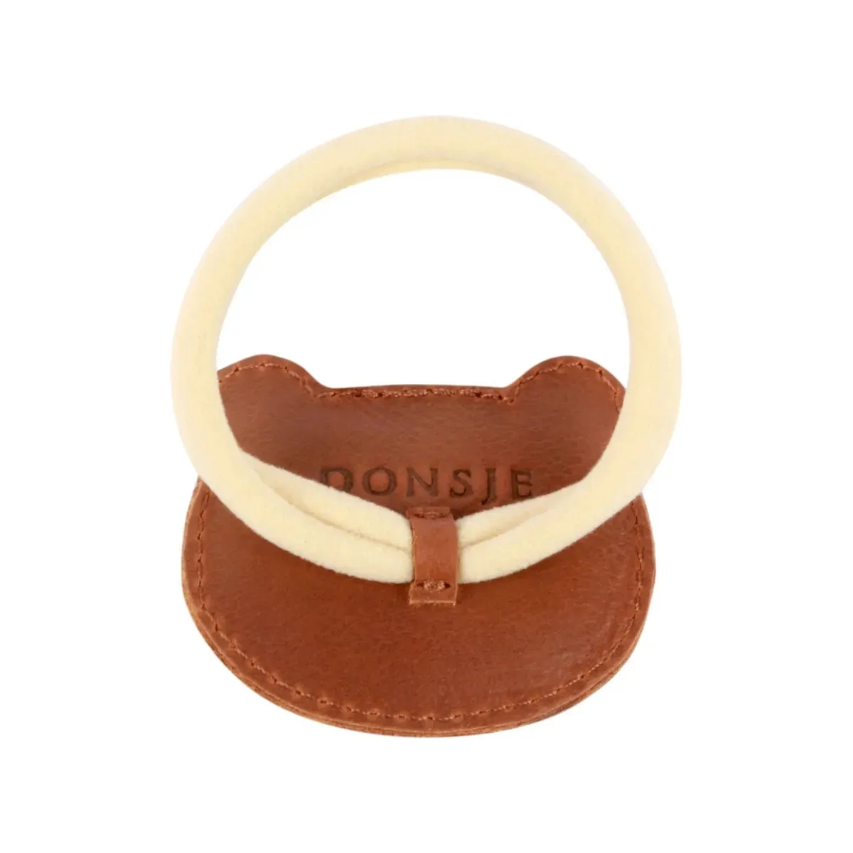 Donsje Leather Hair Tie - Bear