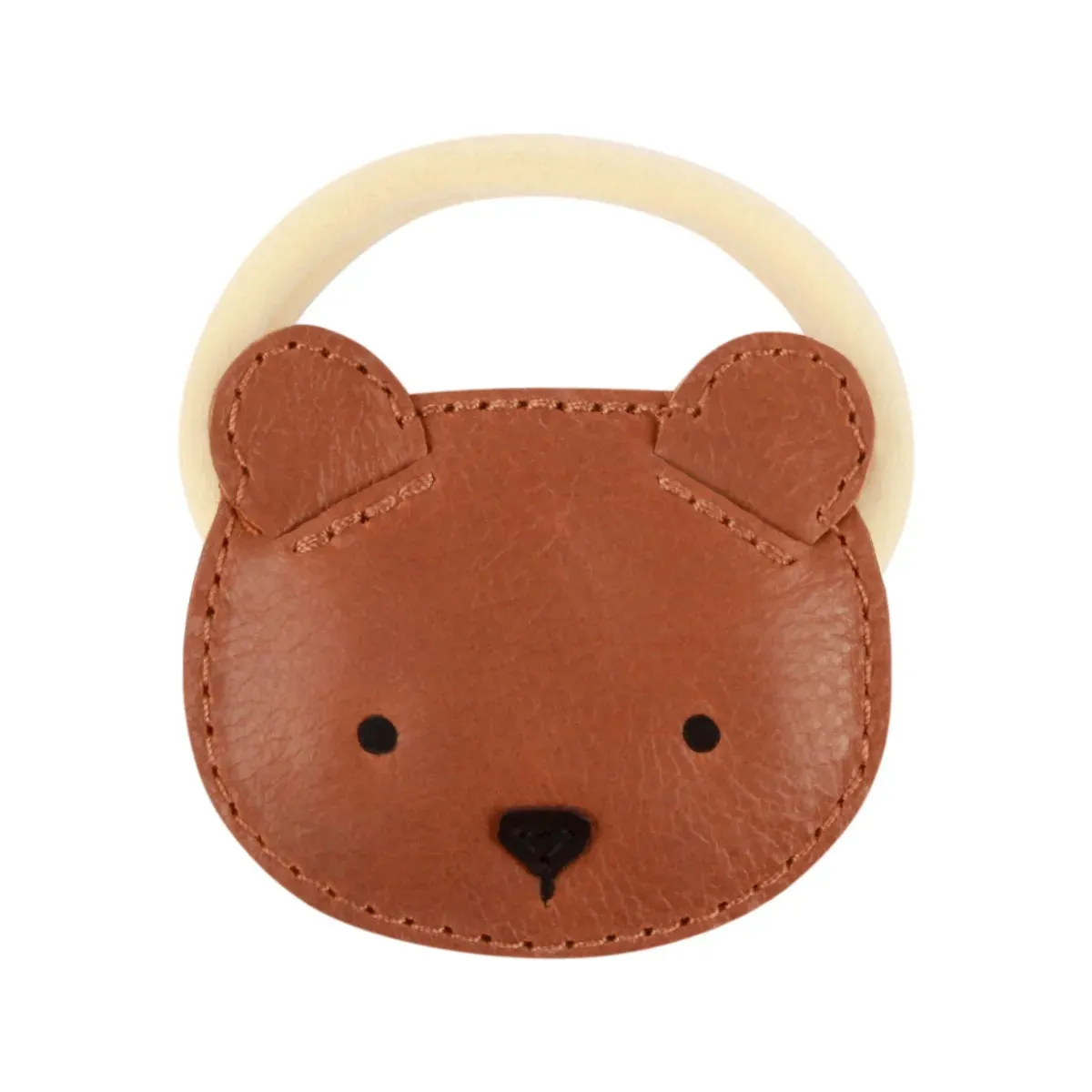 Donsje Leather Hair Tie - Bear