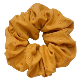 Drops of Gold Scrunchie in Mustard