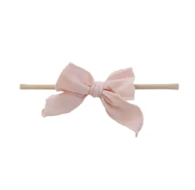 Edged Bow | Blush