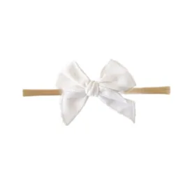 Edged Bow | White