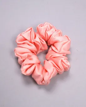 English Rose Satin Scrunchie