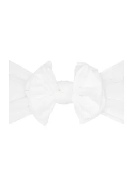 Fab Bow Headband - White