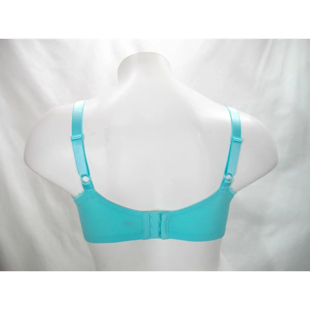 Felina 110789 Marielle Lace Full Busted Underwire Bra 36DD Aruba Blue