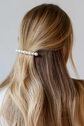 FINAL SALE - Ava Pearl Hair Clip