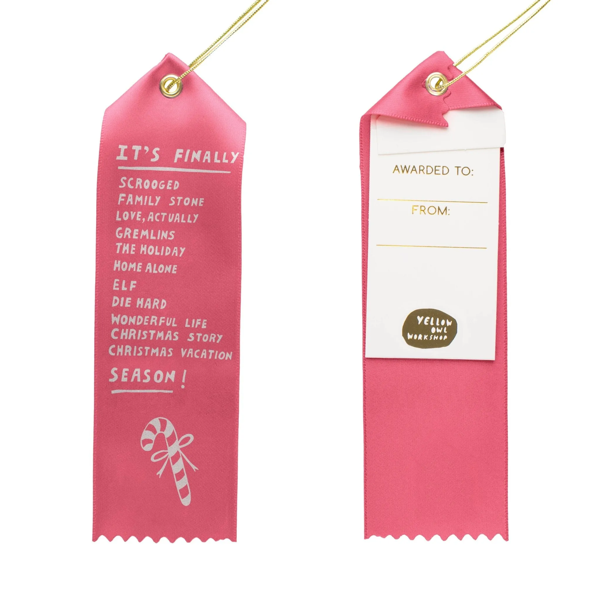 Finally Holiday - Award Ribbon Card