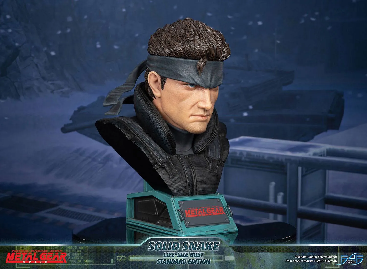 First 4 Figures Metal Gear Solid Solid Snake Life-Size Bust