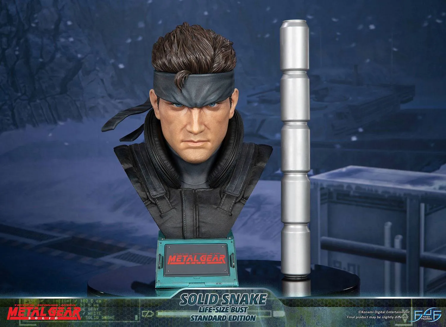 First 4 Figures Metal Gear Solid Solid Snake Life-Size Bust