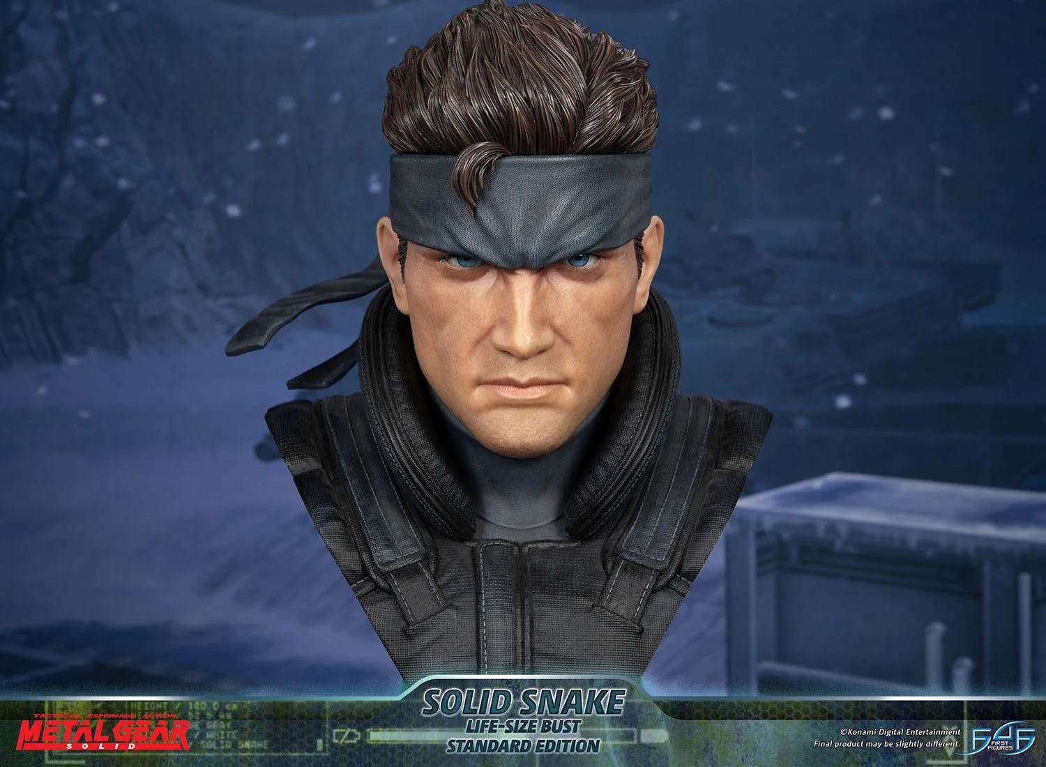 First 4 Figures Metal Gear Solid Solid Snake Life-Size Bust