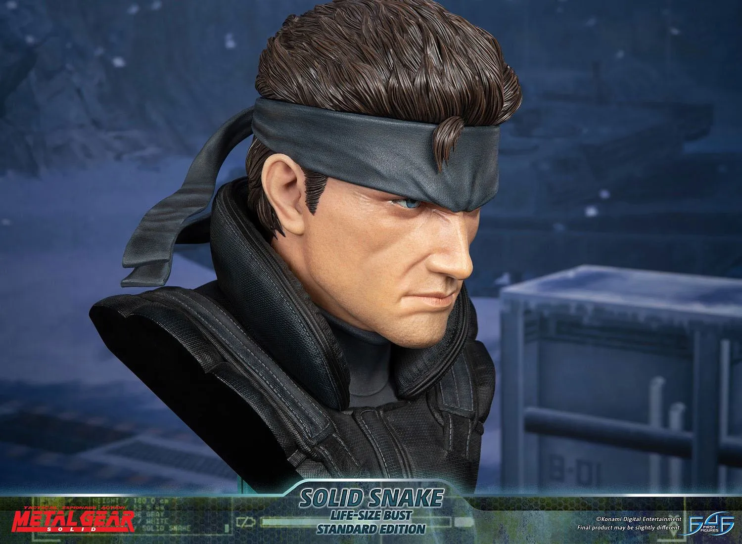 First 4 Figures Metal Gear Solid Solid Snake Life-Size Bust