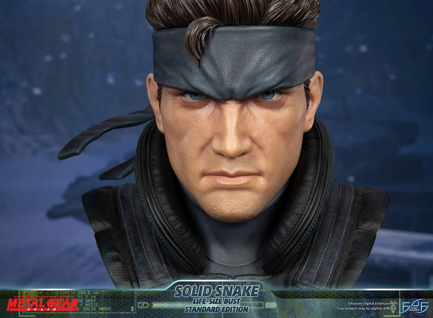 First 4 Figures Metal Gear Solid Solid Snake Life-Size Bust