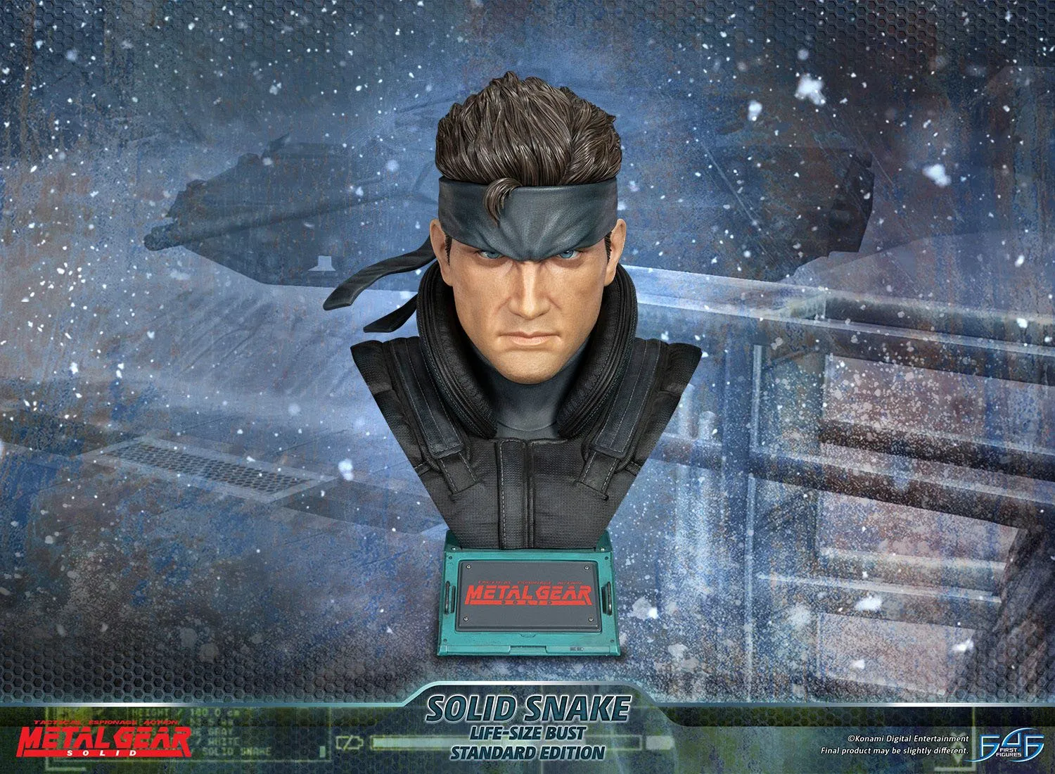 First 4 Figures Metal Gear Solid Solid Snake Life-Size Bust