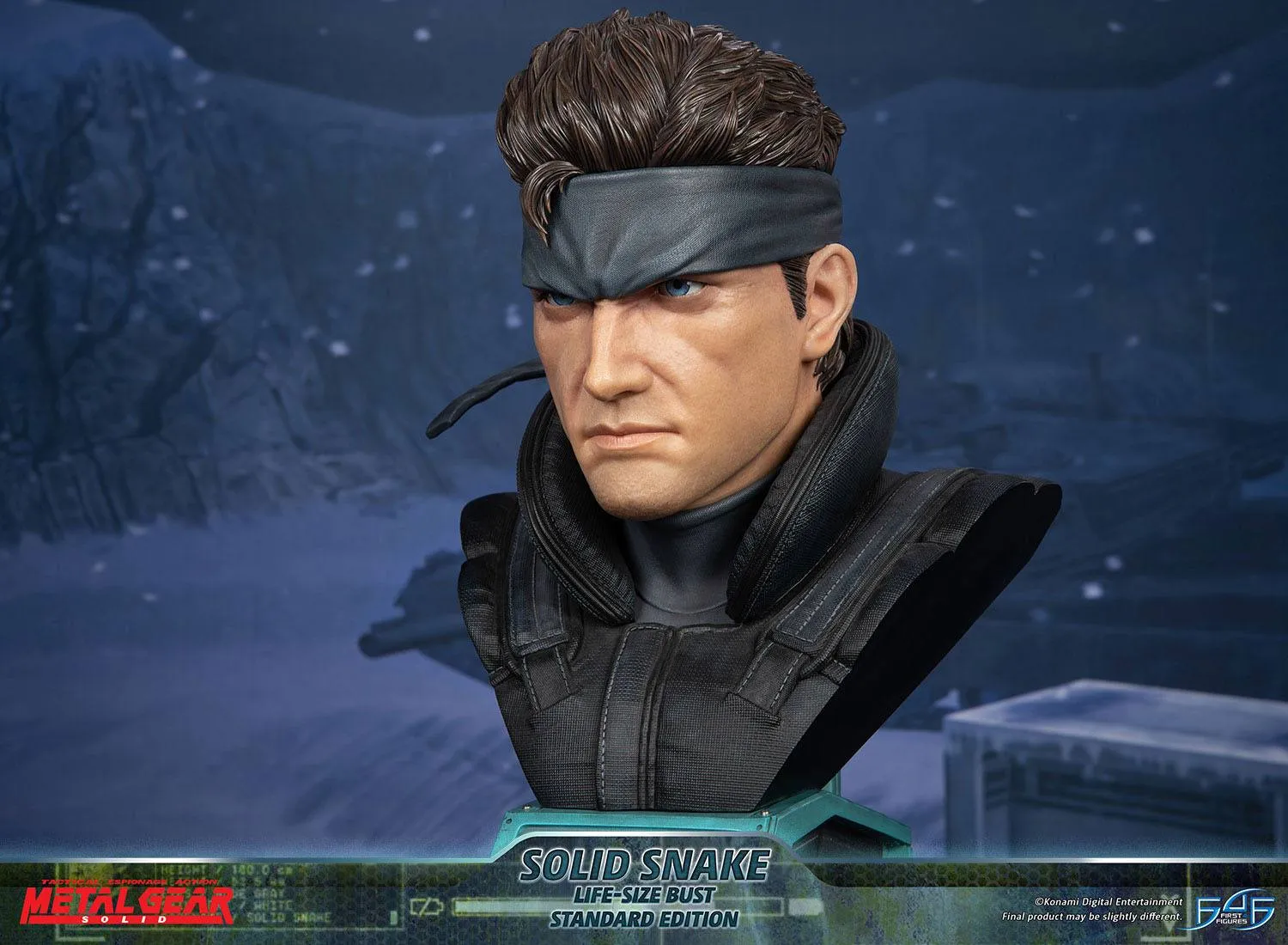 First 4 Figures Metal Gear Solid Solid Snake Life-Size Bust