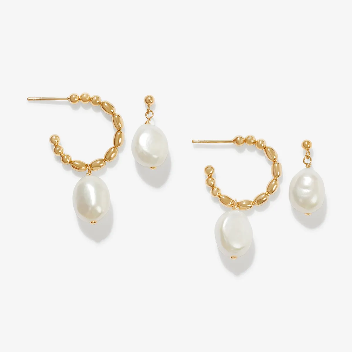 Fortune pearl earrings