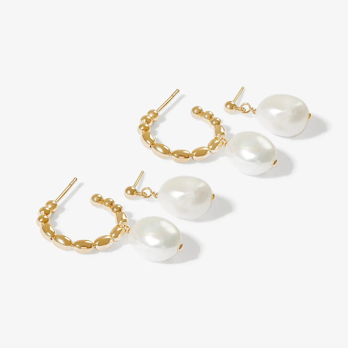 Fortune pearl earrings