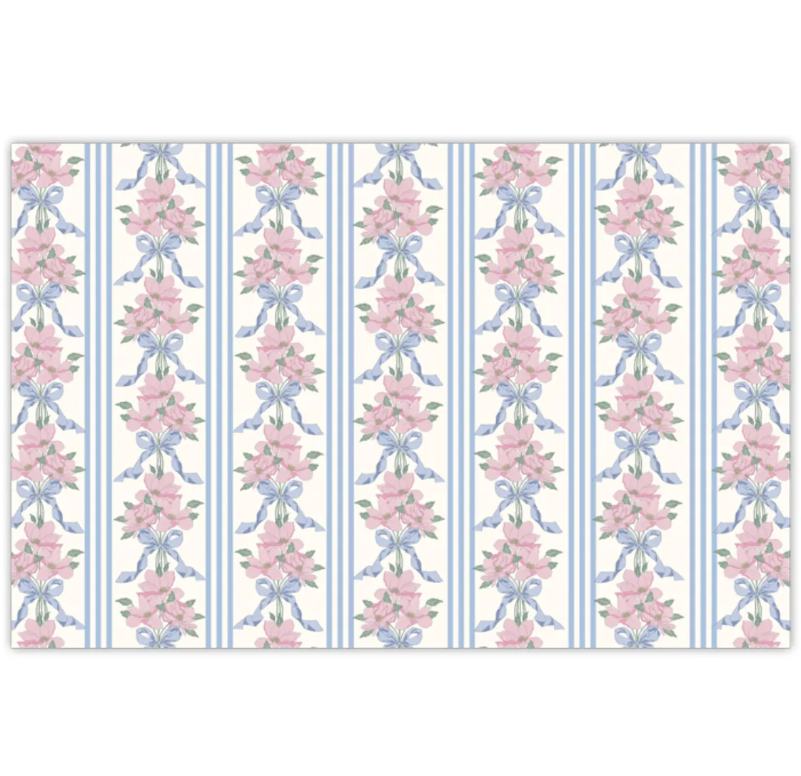 French Blue Bouquet Placemats