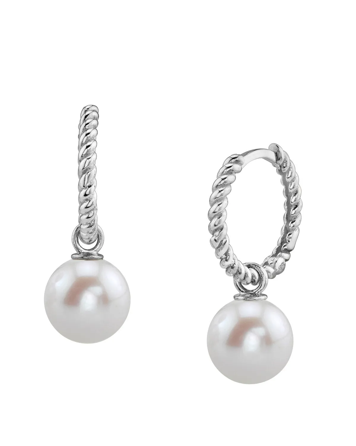 Freshwater Pearl Via Earrings