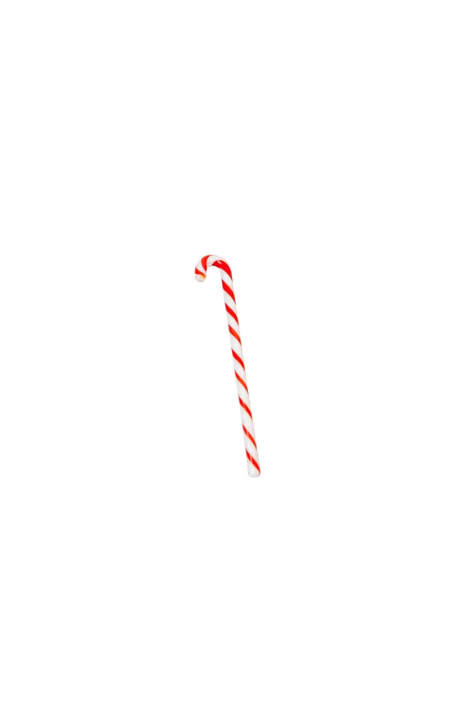 Glass Candy Cane Stir Stick