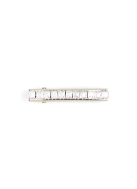 GLASS CRYSTAL LINEAR BAR HAIR CLIP