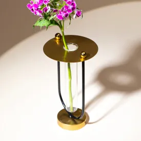 Gold Budvase with Test Tube