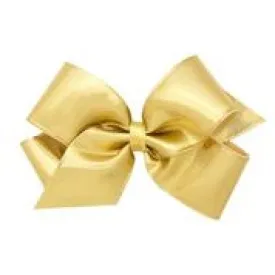 Gold metallic lame bow