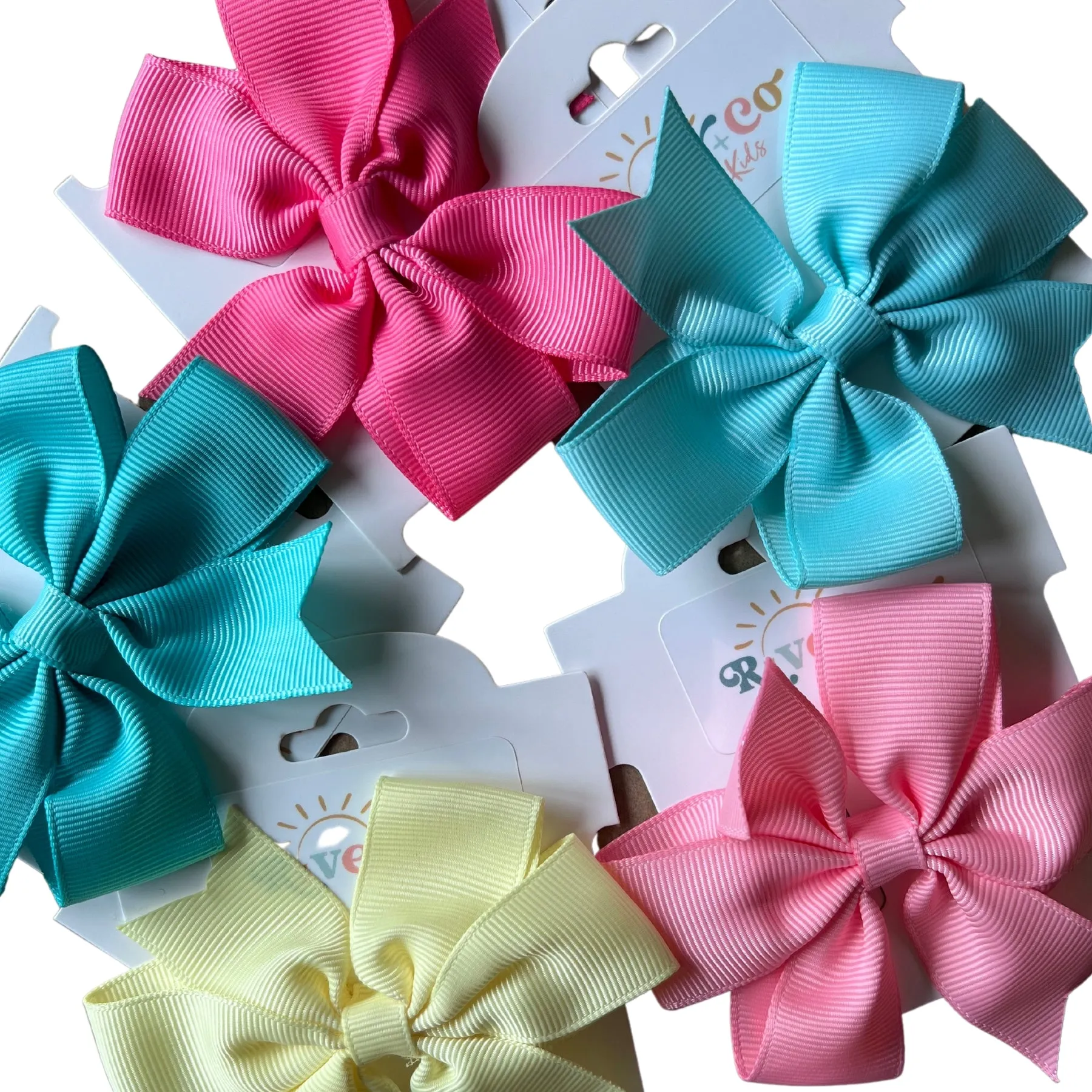 Grosgrain 3.5" Pinwheel Hair Bow