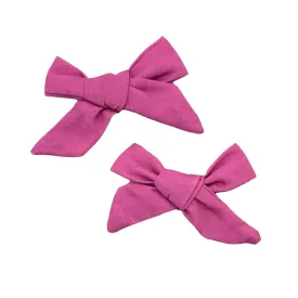 Hair Bow - Magenta