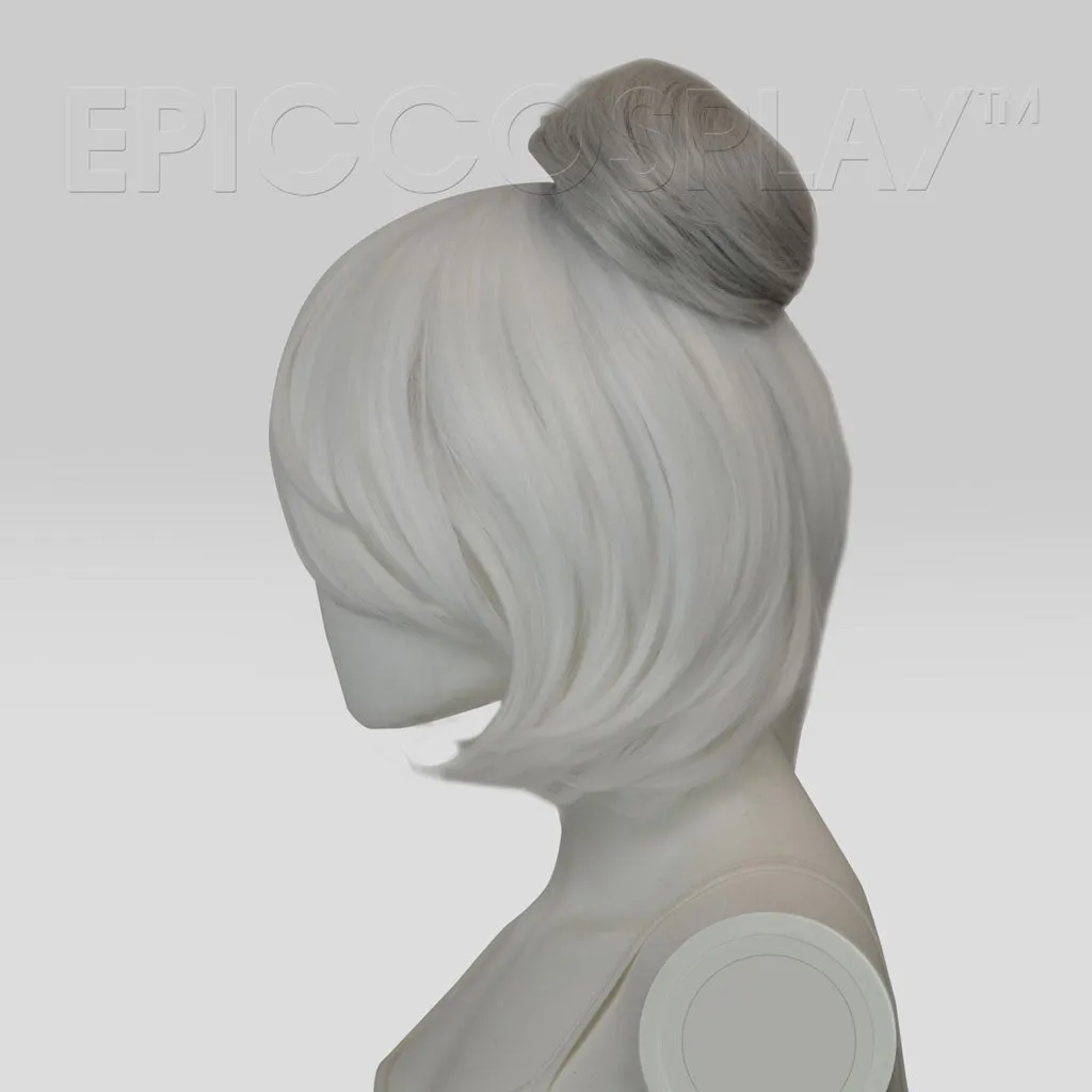 Hair Bun Extension - Silver Grey