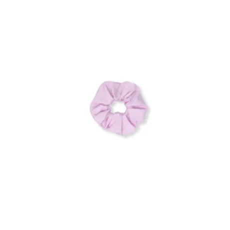 Hair Scrunchie | Light Pink Mini Gingham