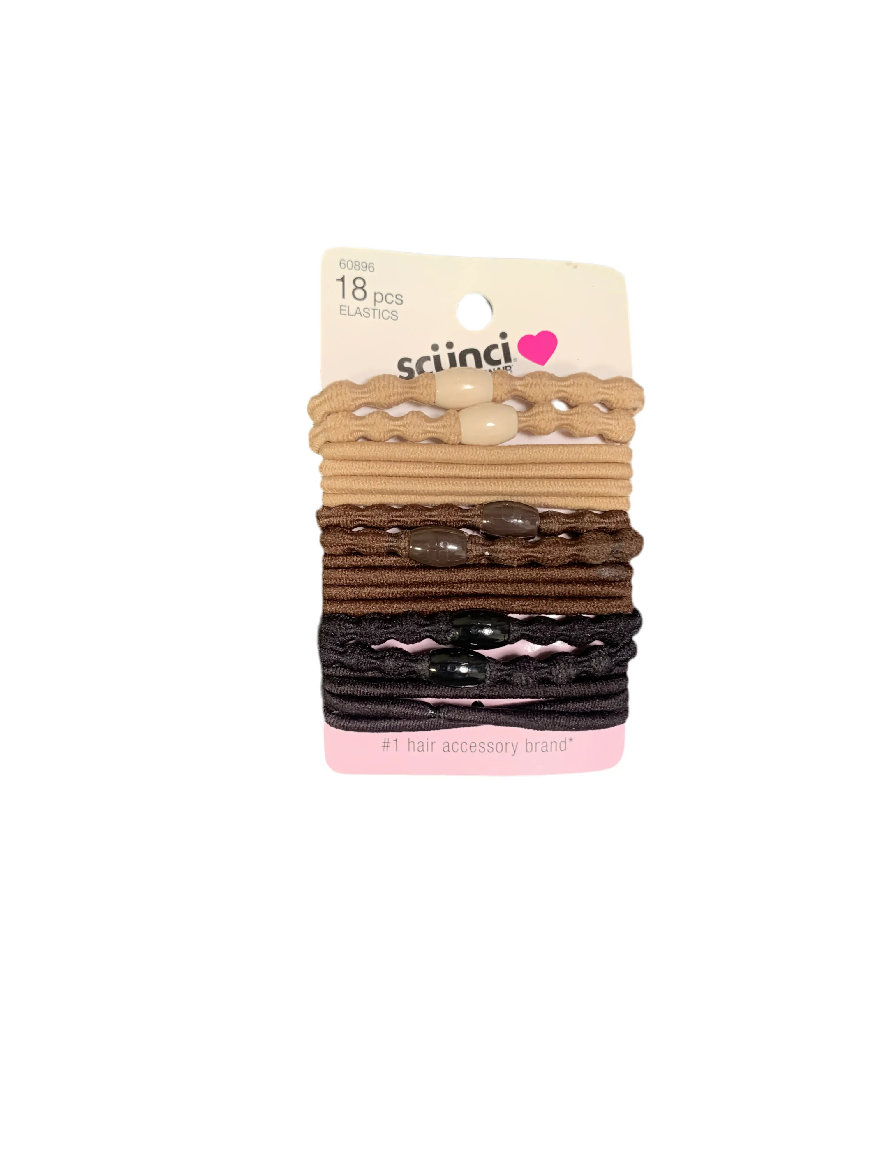 Hair Ties and Elastics. Assorted styles and colors